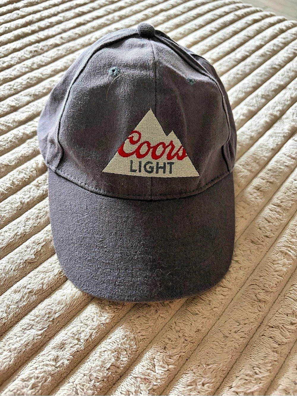 Coors Light snapback cap Gray Snapback Hat